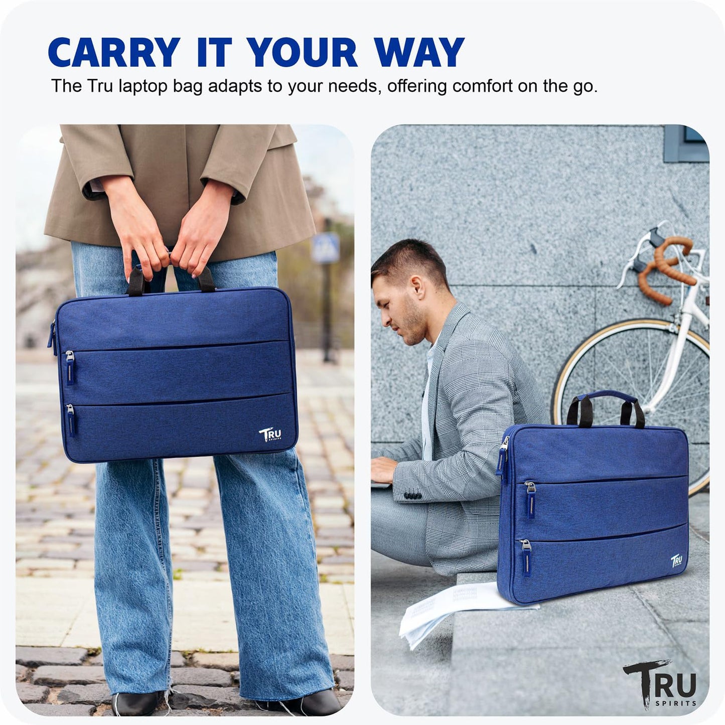 TRU SPIRITS Laptop Sleeve/Pouch/Case/Bag