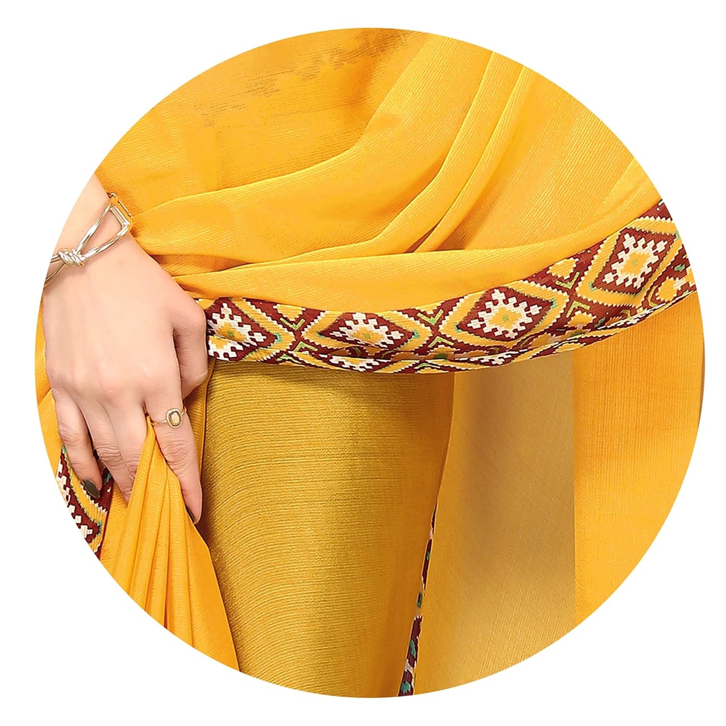 Printed Women's Saree with Blouse Piece