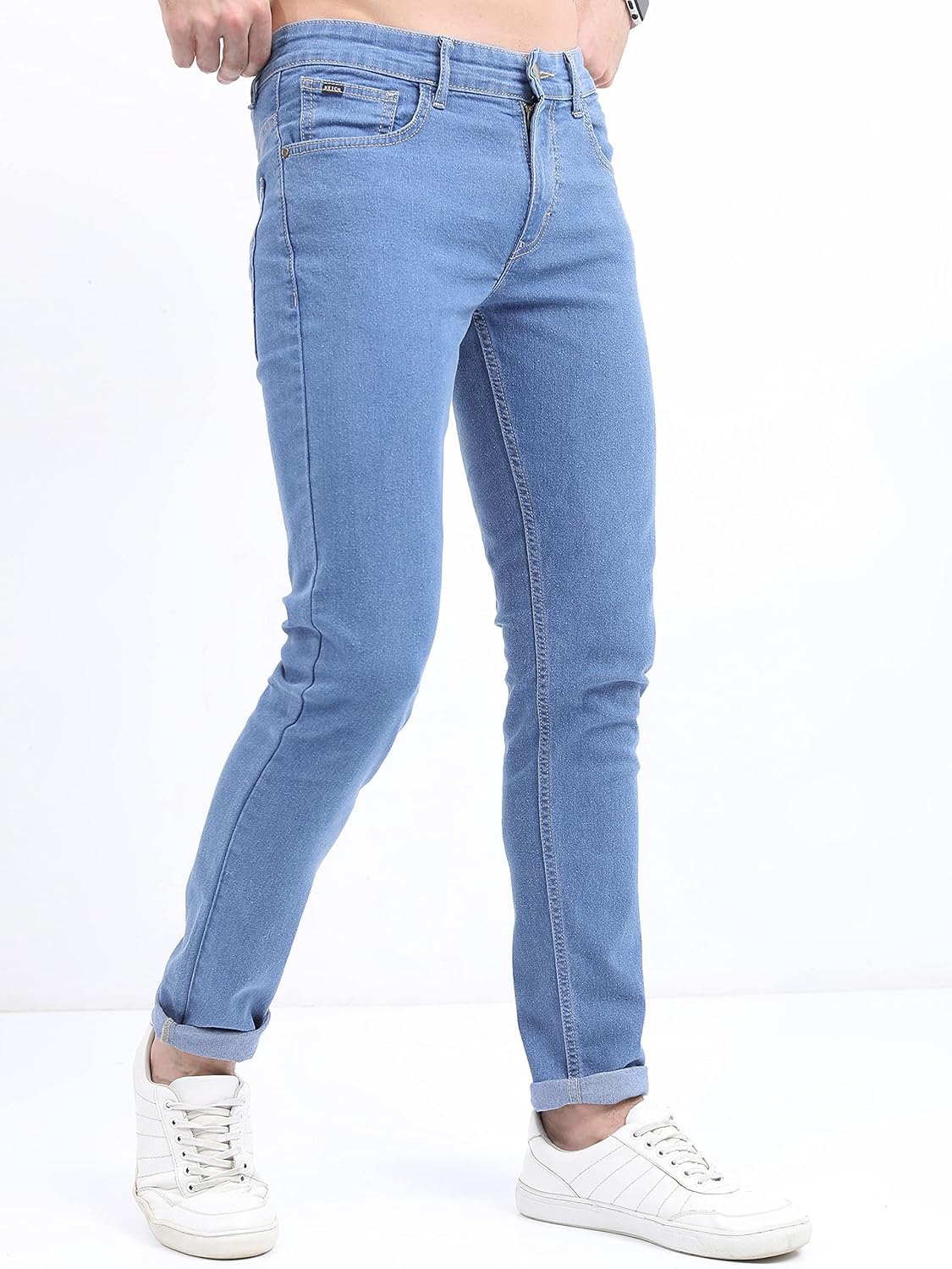 KETCH Men's Slim Fit Mid Rise Jeans (Stretchable)