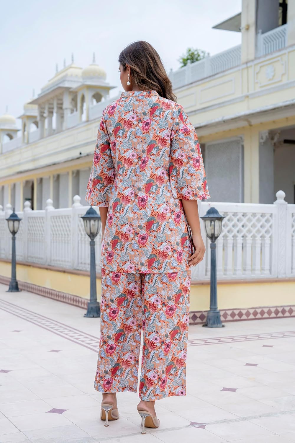 Yashika Women Trendy Printed Cotton Blend Straight