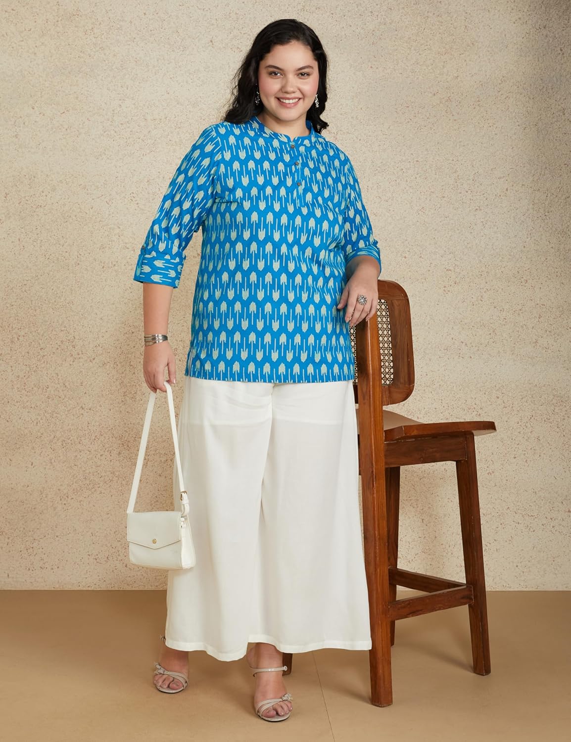 Myx Women's Cotton Regular Fit Casual Kurti