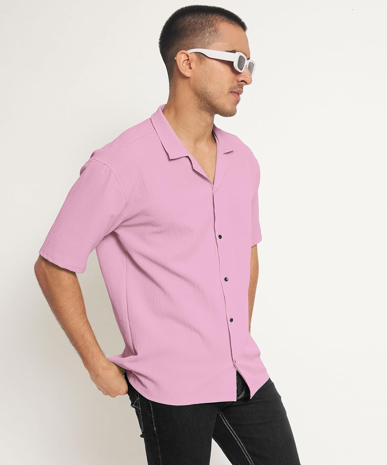 SWADESI STUFF Men's Regular Fit Casual Shirt