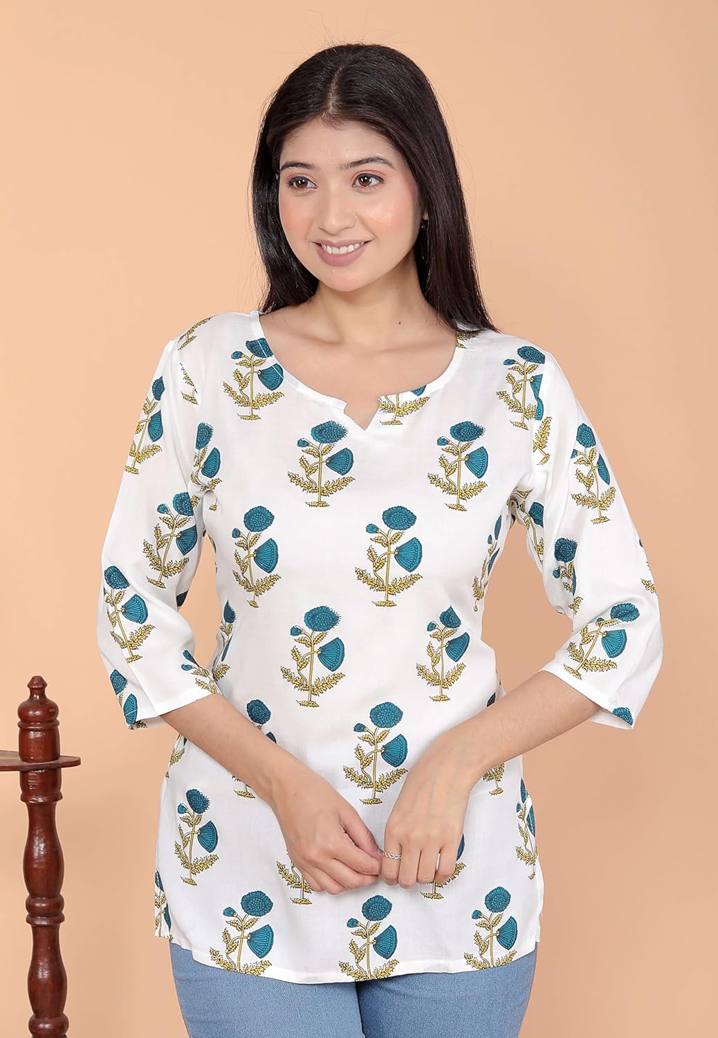 Guruji Shukarana Trading Co. Women's Short Kurti