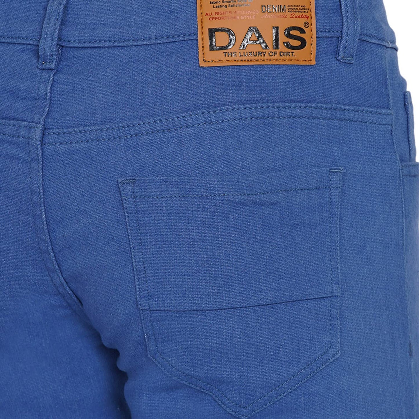 DAIS Men's Stretchable Skinny Fit Mid Rise Jeans