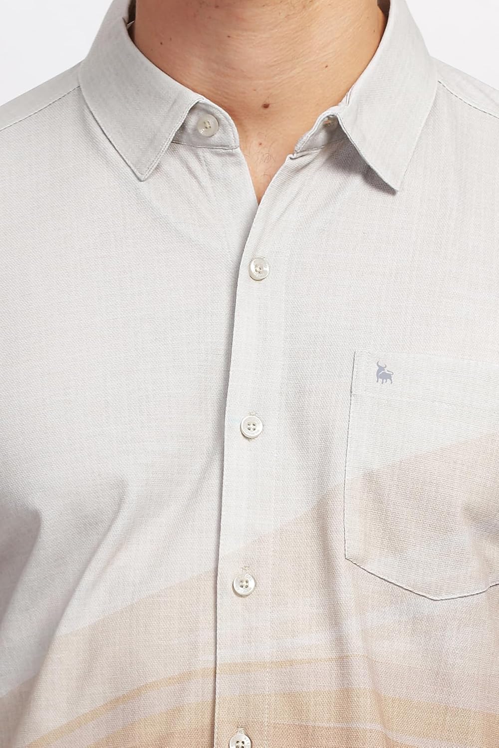 BULLMER Trendy Regular Fit Printed Causal Shirt for Men