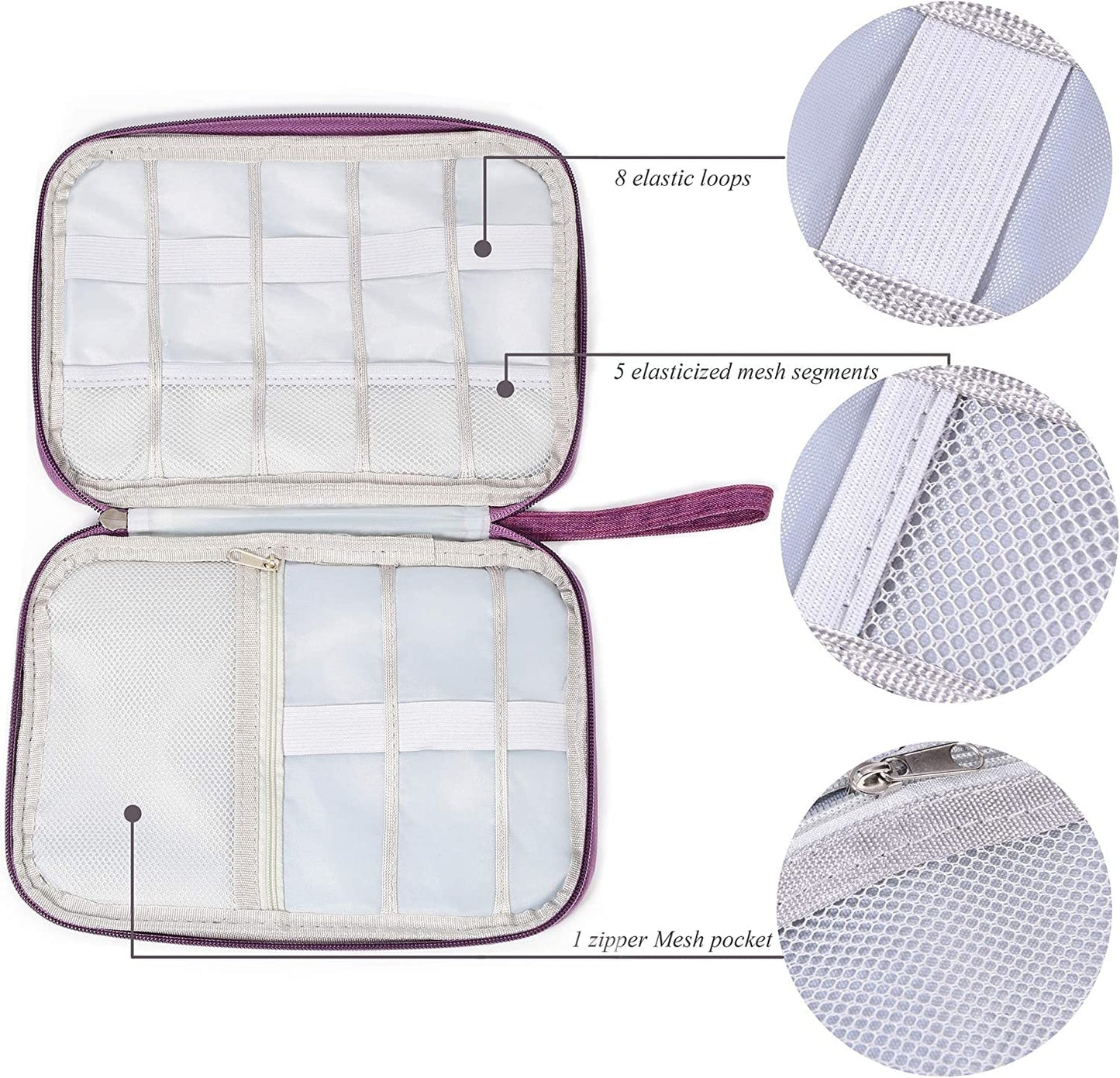 Electronics Organizer Bag Waterproof Carrying Pouch