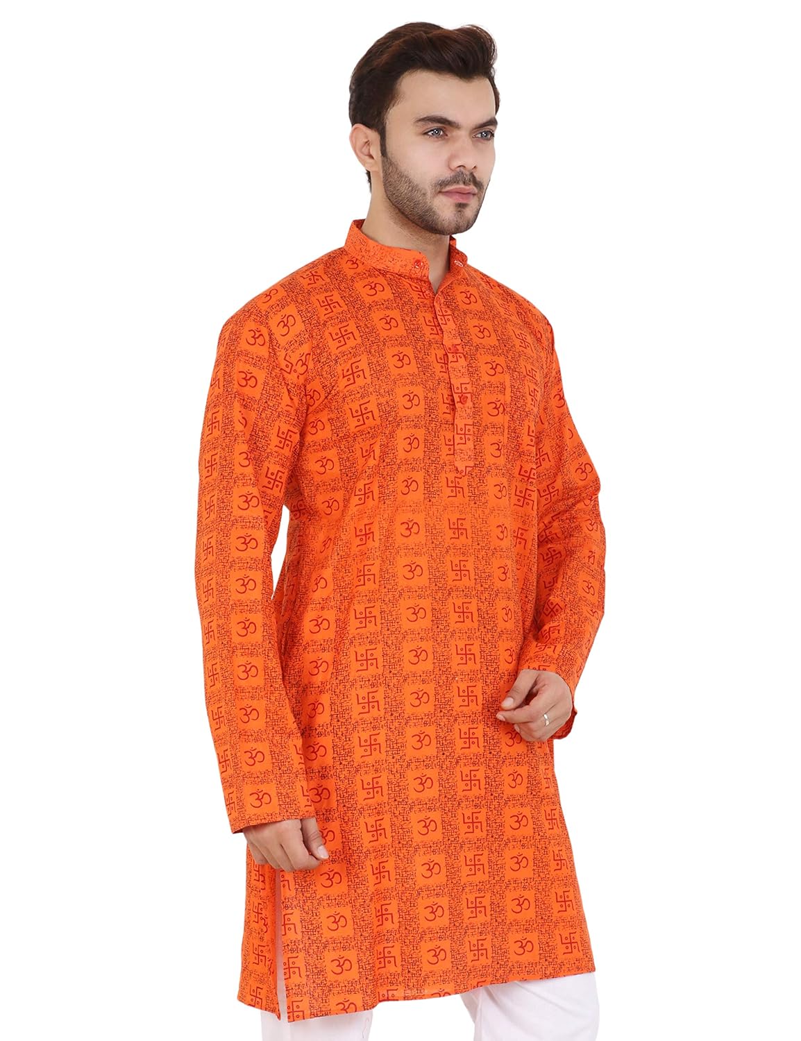 LATEST CHIKAN Men's Cotton Regular Kurta
