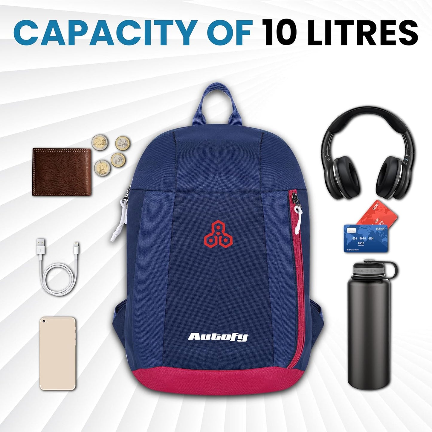 Autofy VAAYUU 10 Liters Hiking Camping Casual - alphahostel.in
