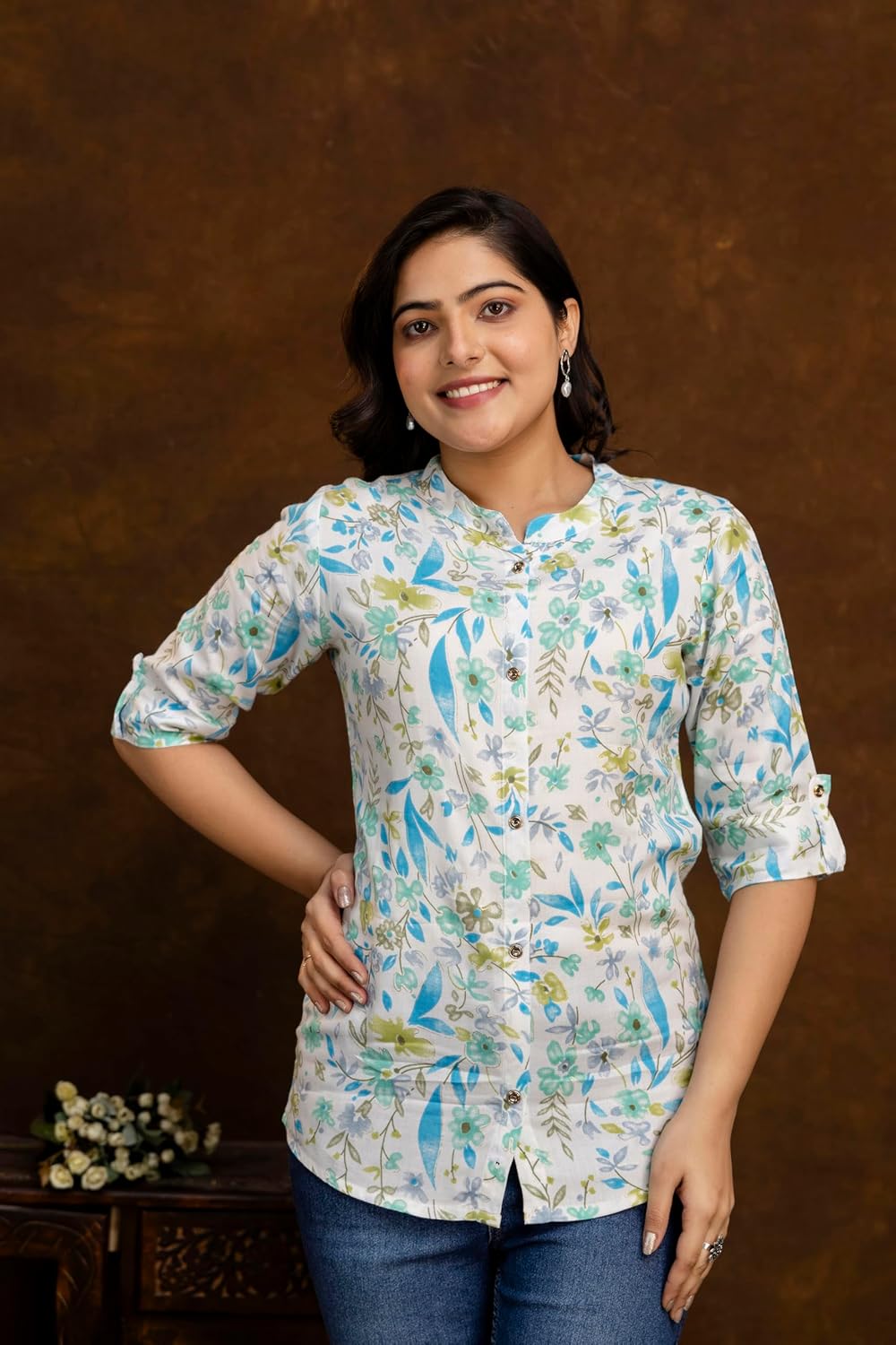 Women's Rayon Indian Culture Tunics Tops