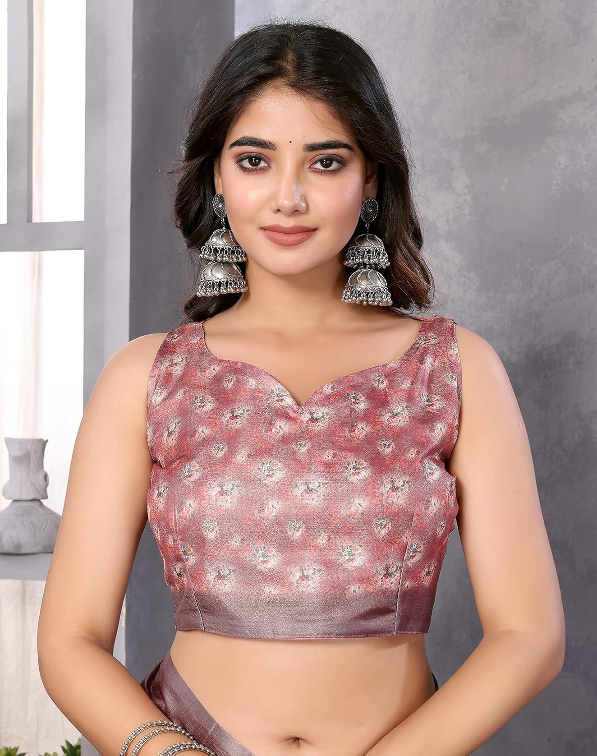 Print Art Silk Cotton Saree t Ethnic Wear for Festive