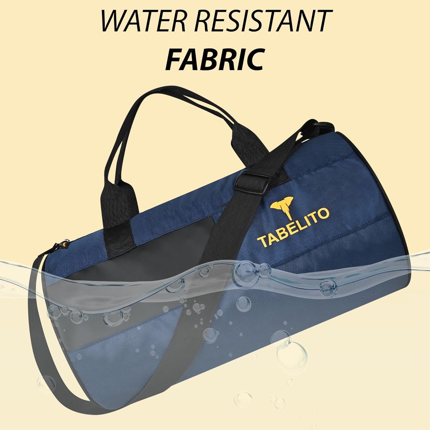Tabelito Polyester Fitgrip Sports Duffle Gym Bag 30 Lit