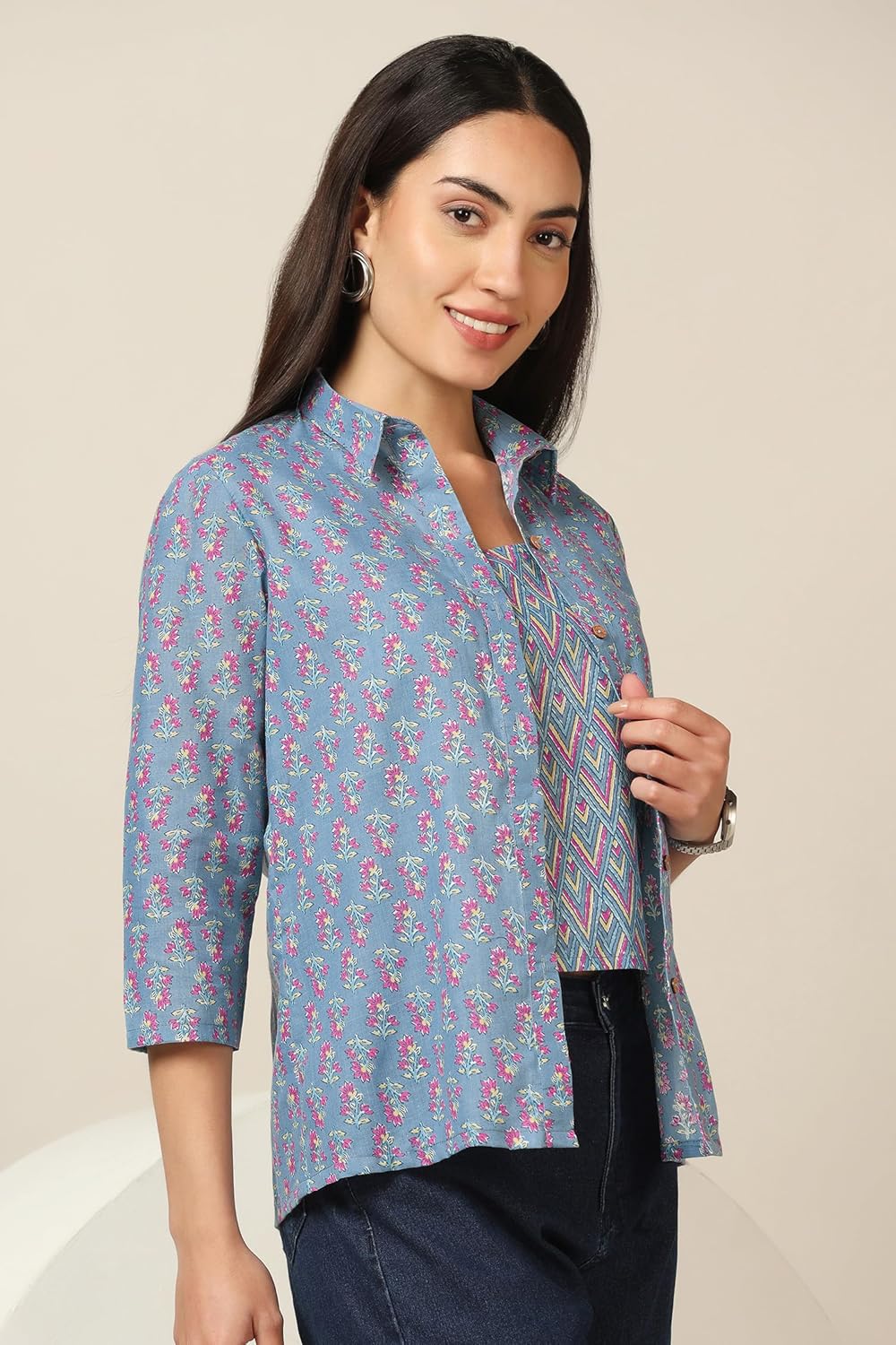 Fashion Dream Women’s Regular Fit Shirt with Inner