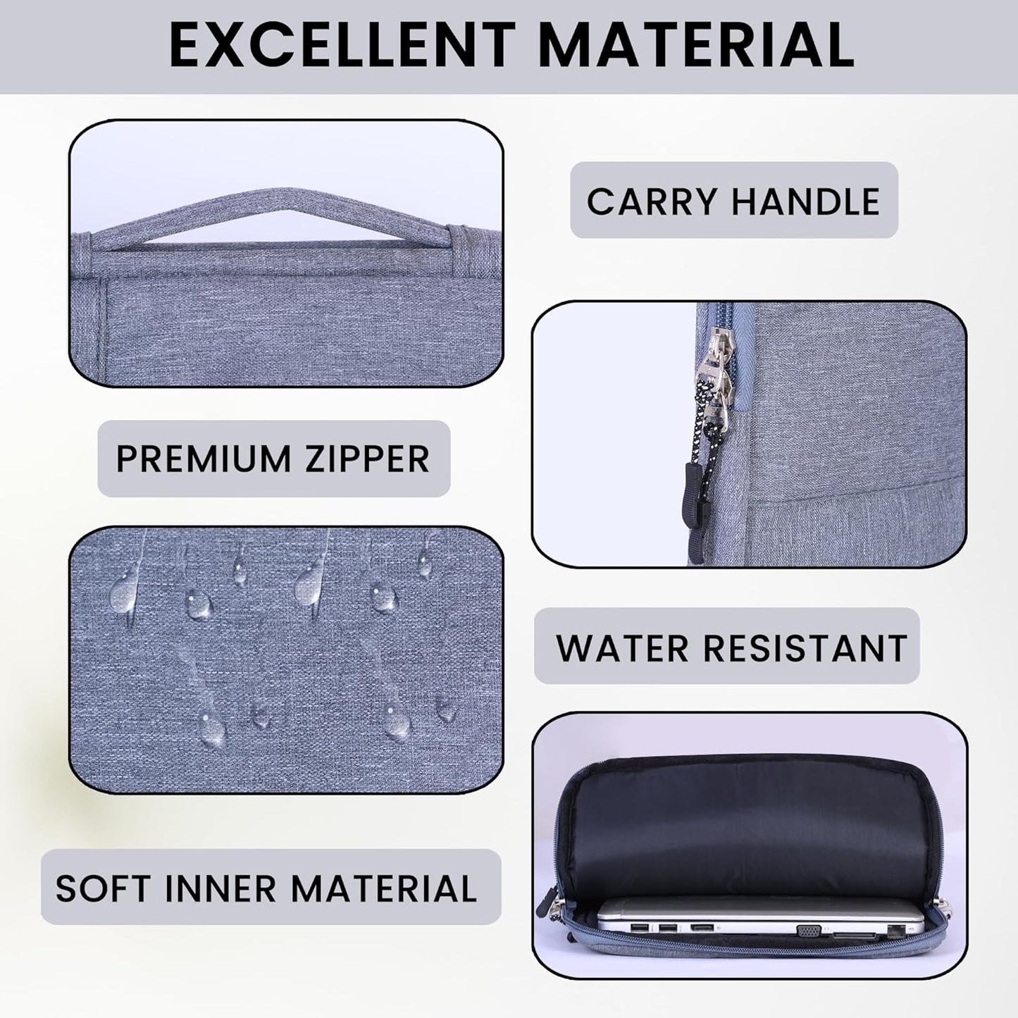 Tabelito® Hybrid Polyester Laptop Bag Sleeve