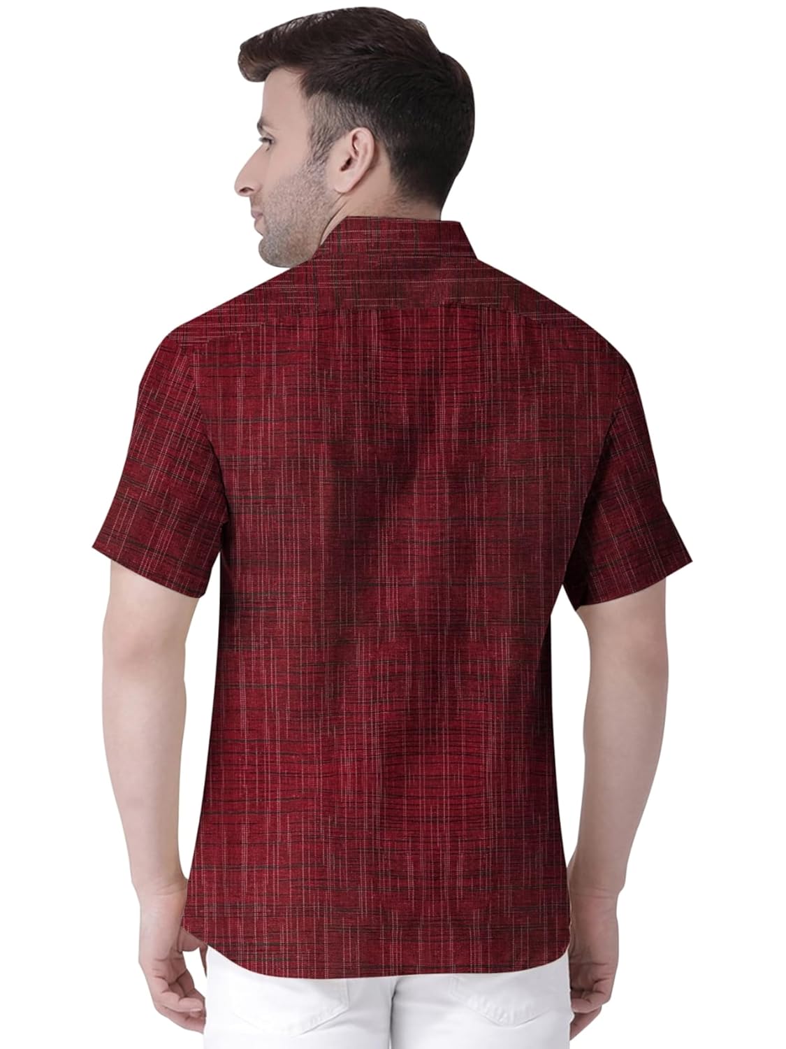 Men's Pure Khadie Cotton Regular Fit Half Sleeves