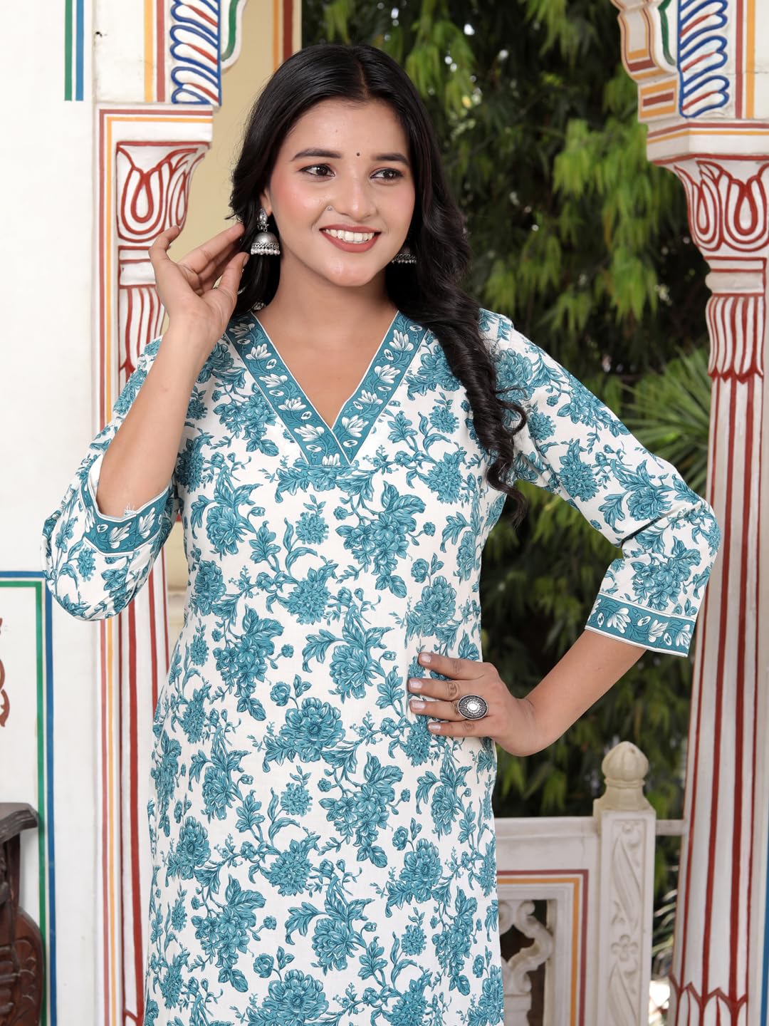 Jevi Prints Cotton Cambric Kurti - Printed Women's Kurta