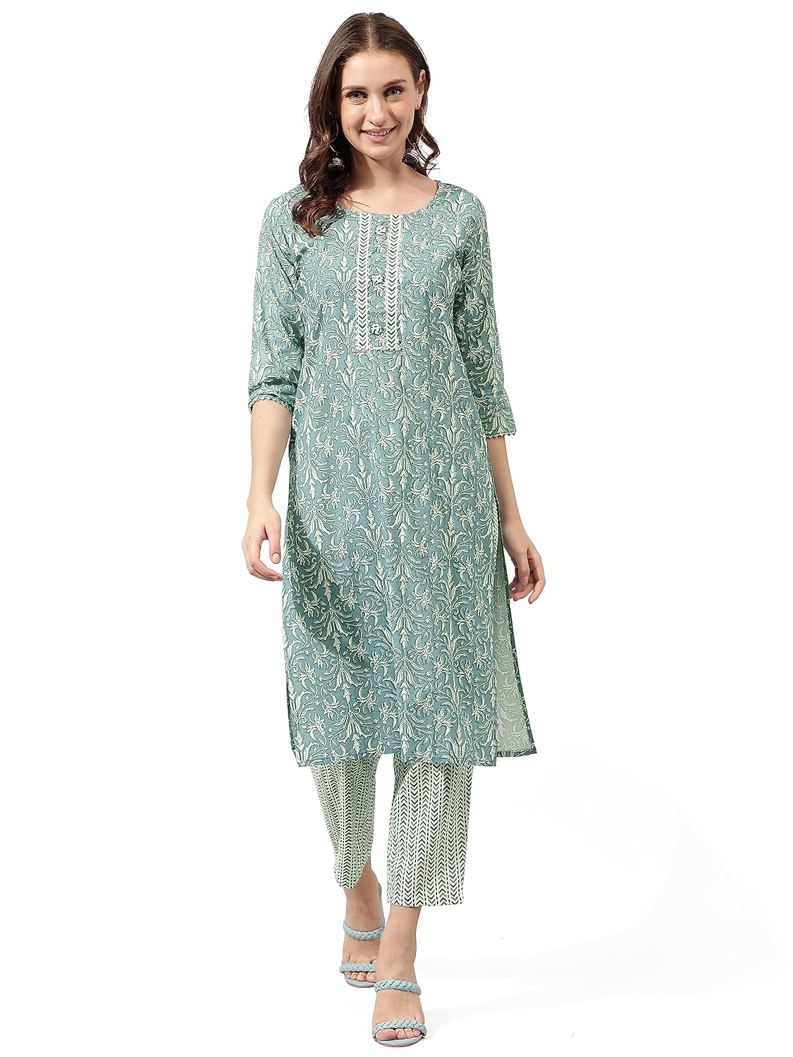 MIRCHI FASHION Women's Cotton Straight Fit Printed