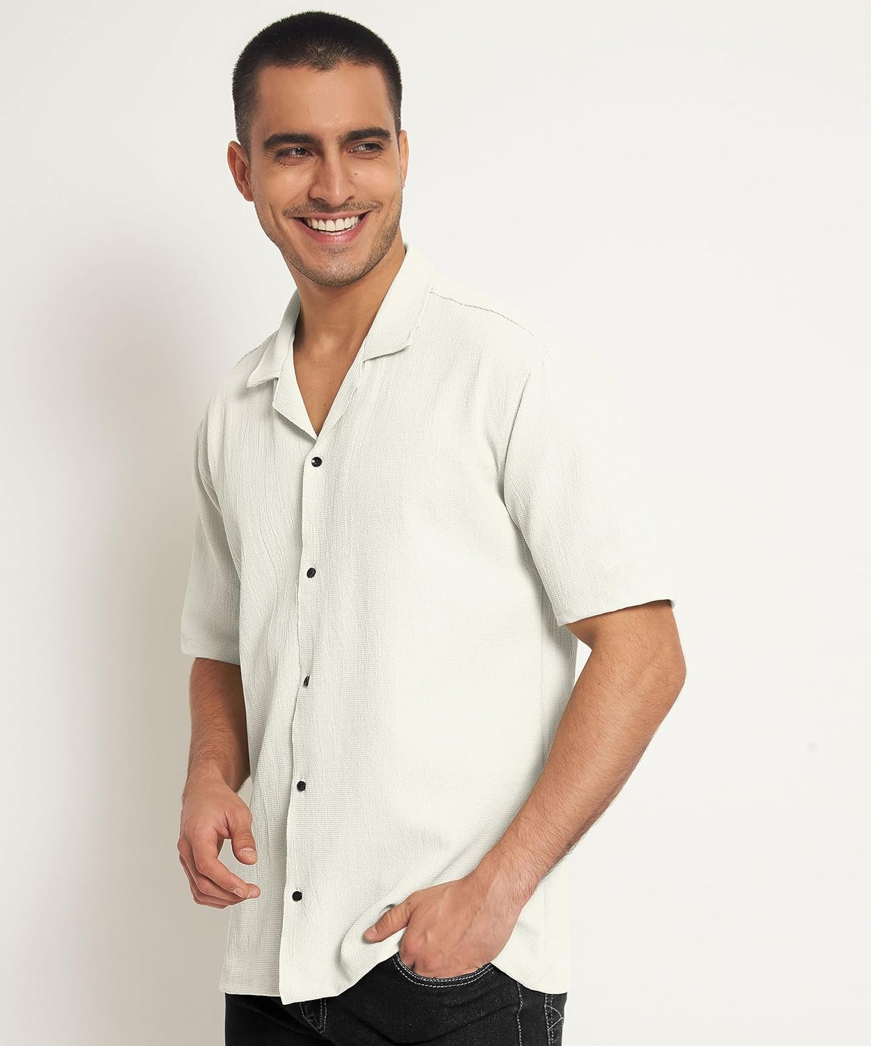 SWADESI STUFF Men's Regular Fit Casual Shirt