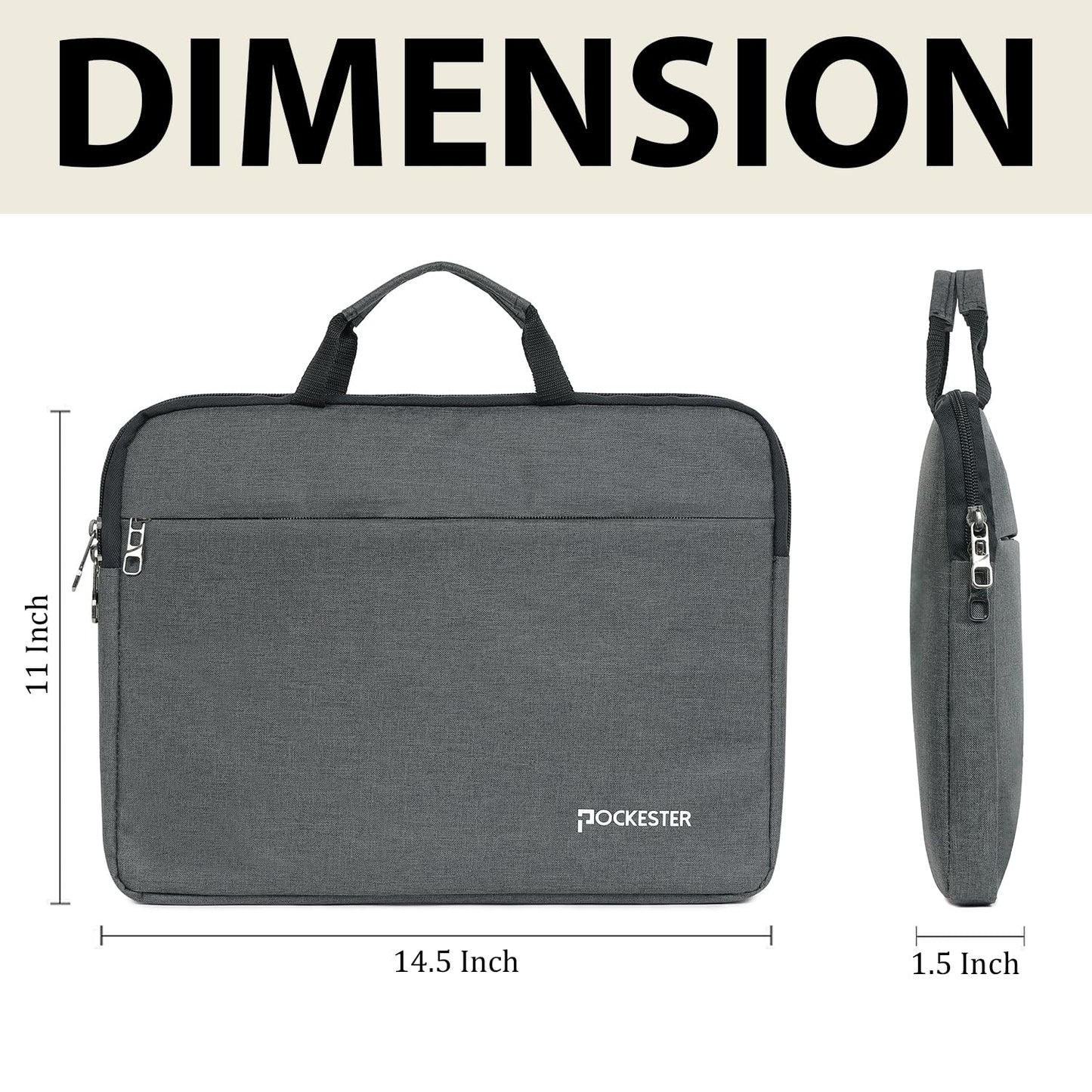 Pockester Water Resistant Laptop Sleeve