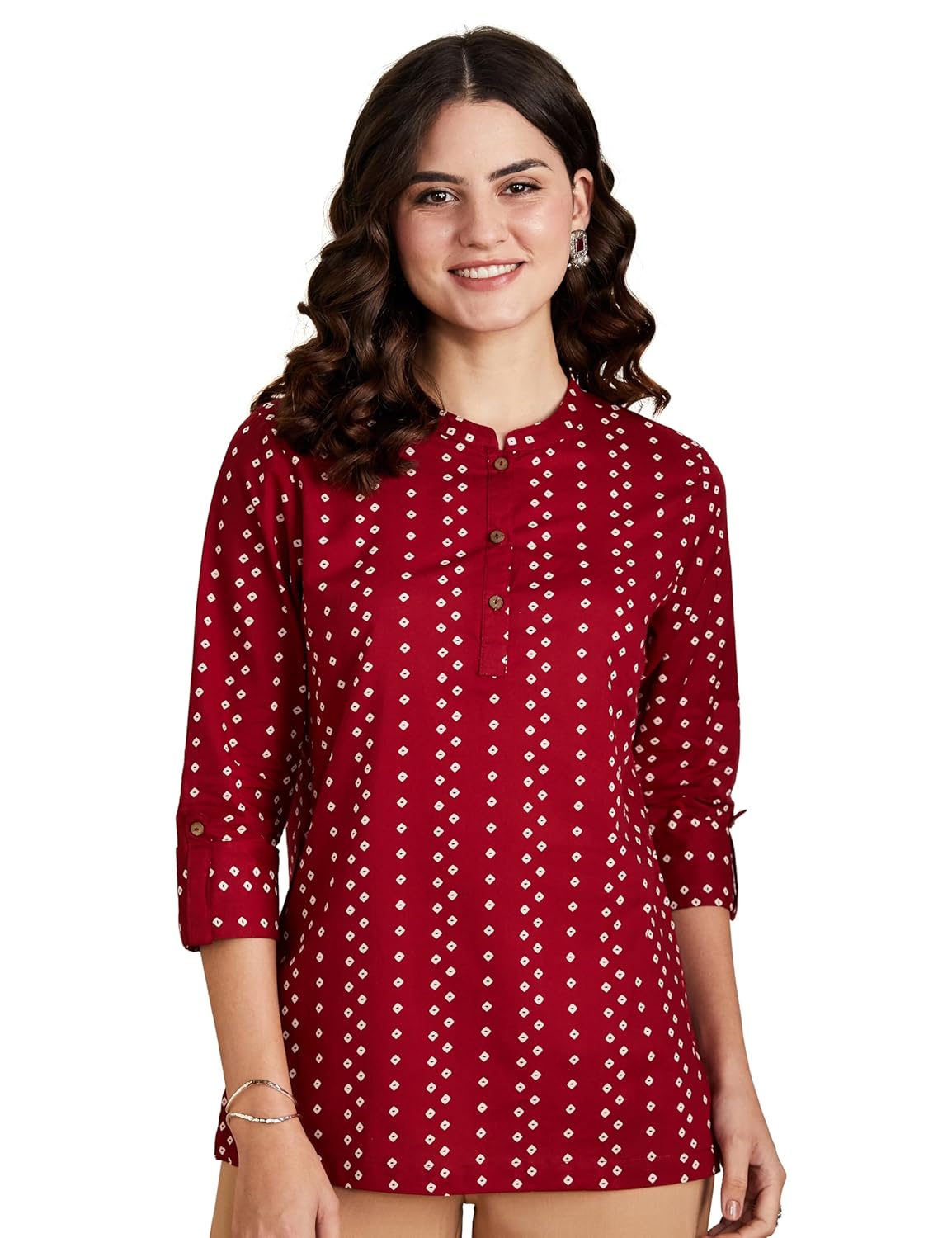 Myx Women's Cotton Regular Fit Casual Kurti