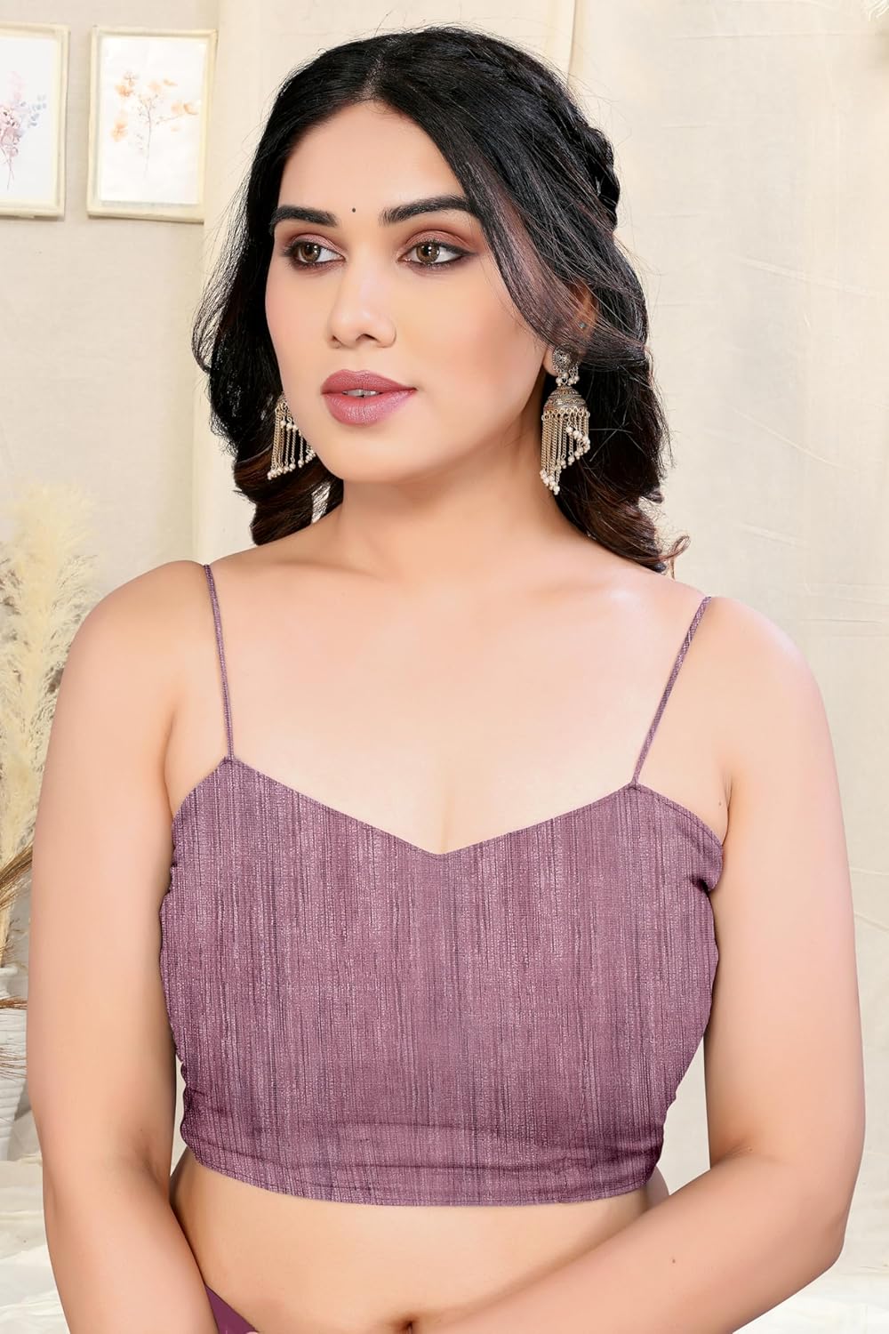 Women's Chiffon Block Printed Saree with Blouse Piece
