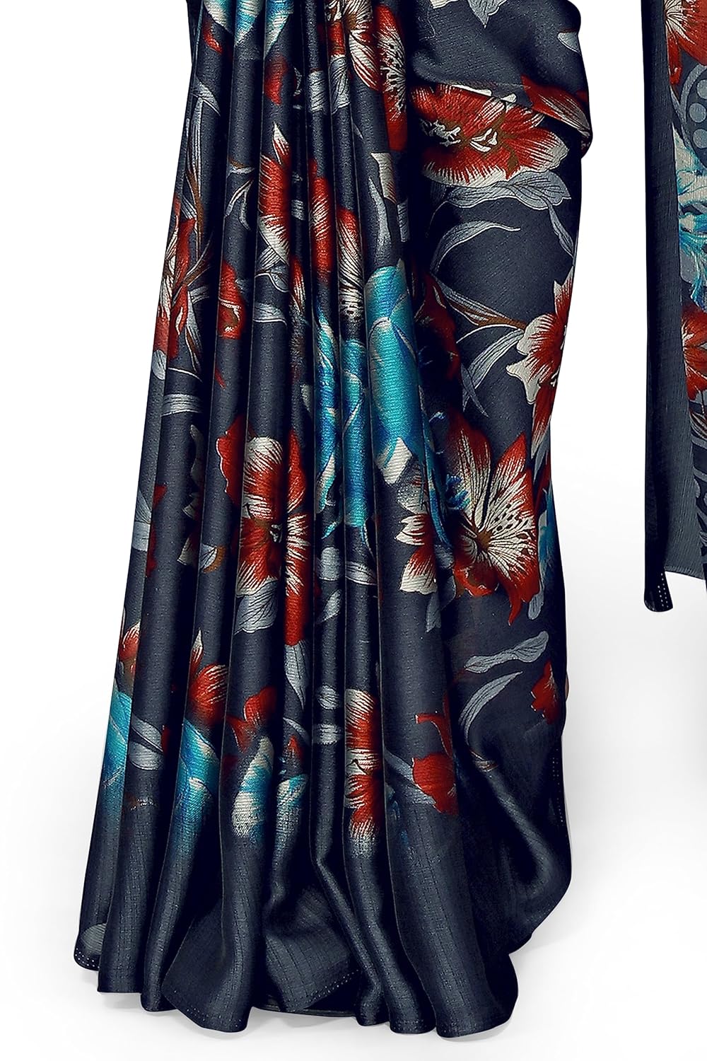 Women's Printed Saree with Blouse Piece