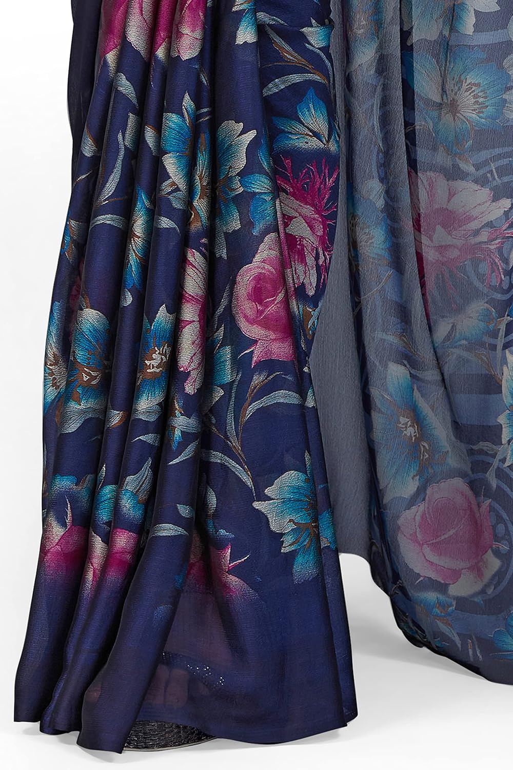 Women's Printed Saree with Blouse Piece