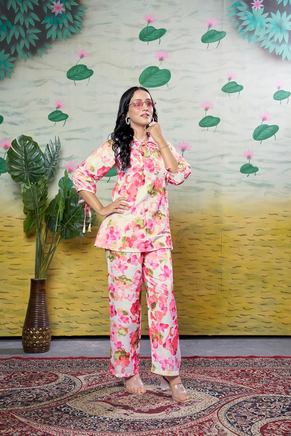 GRECIILOOKS Anarkali Kurta-Set for Women