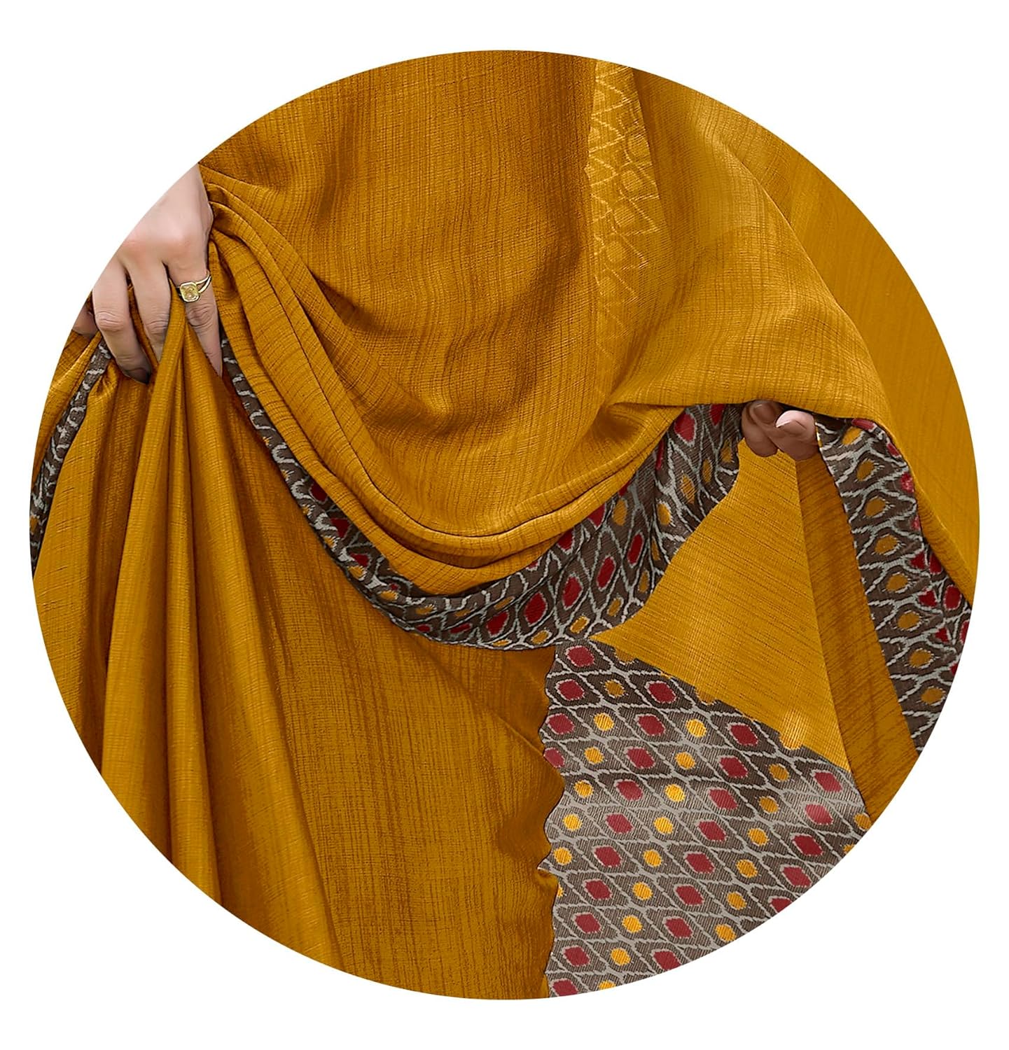 Printed Women's Saree with Blouse Piece