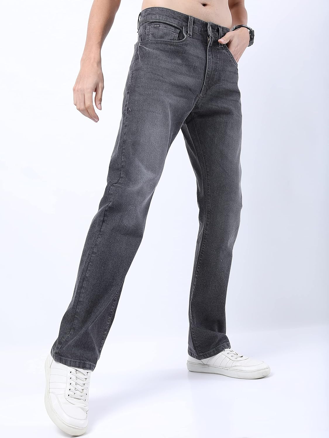 KETCH Men's Stretch Fit Mid Rise Bootcut Mid-Rise