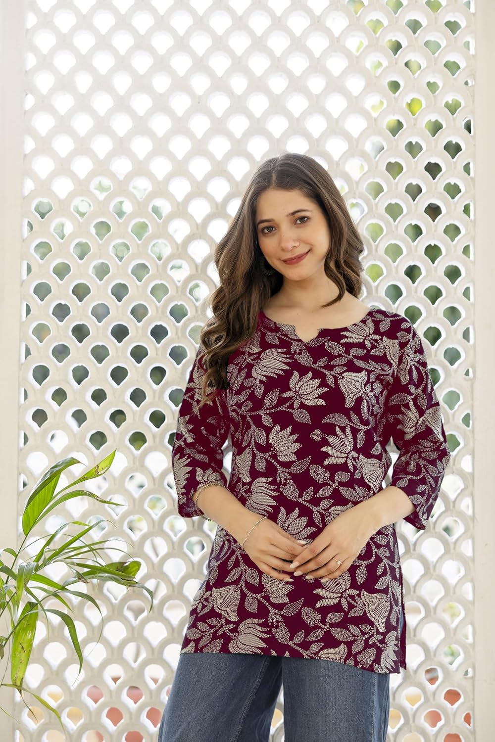 PURSHOTTAM WALA Women Floral Printed Rayon