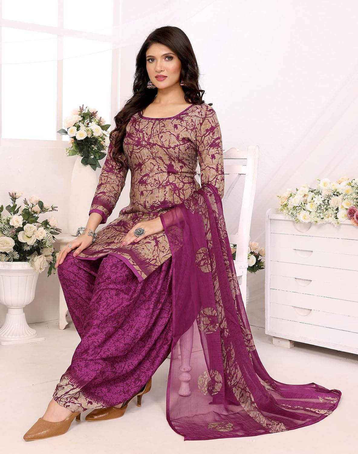 Yashika Women's Printed Dress Material
