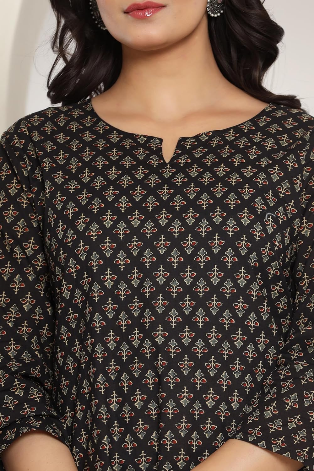 COTTBELLE Women's Wear Printed Cotton Short Kurta