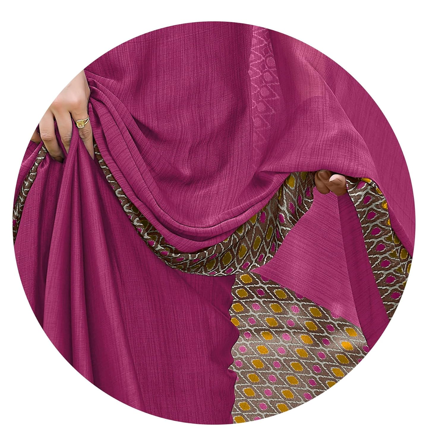Printed Women's Saree with Blouse Piece