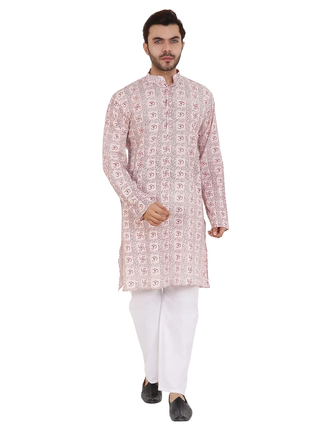 LATEST CHIKAN Men's Cotton Regular Kurta