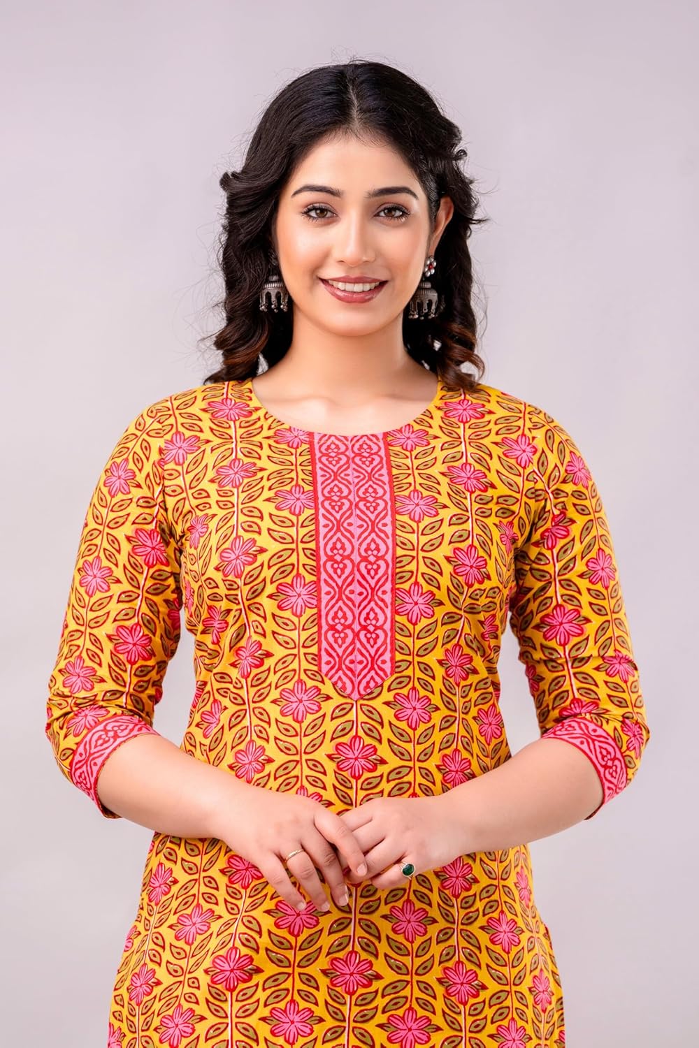 Vnyashri Cotton Straight Kurta for Women