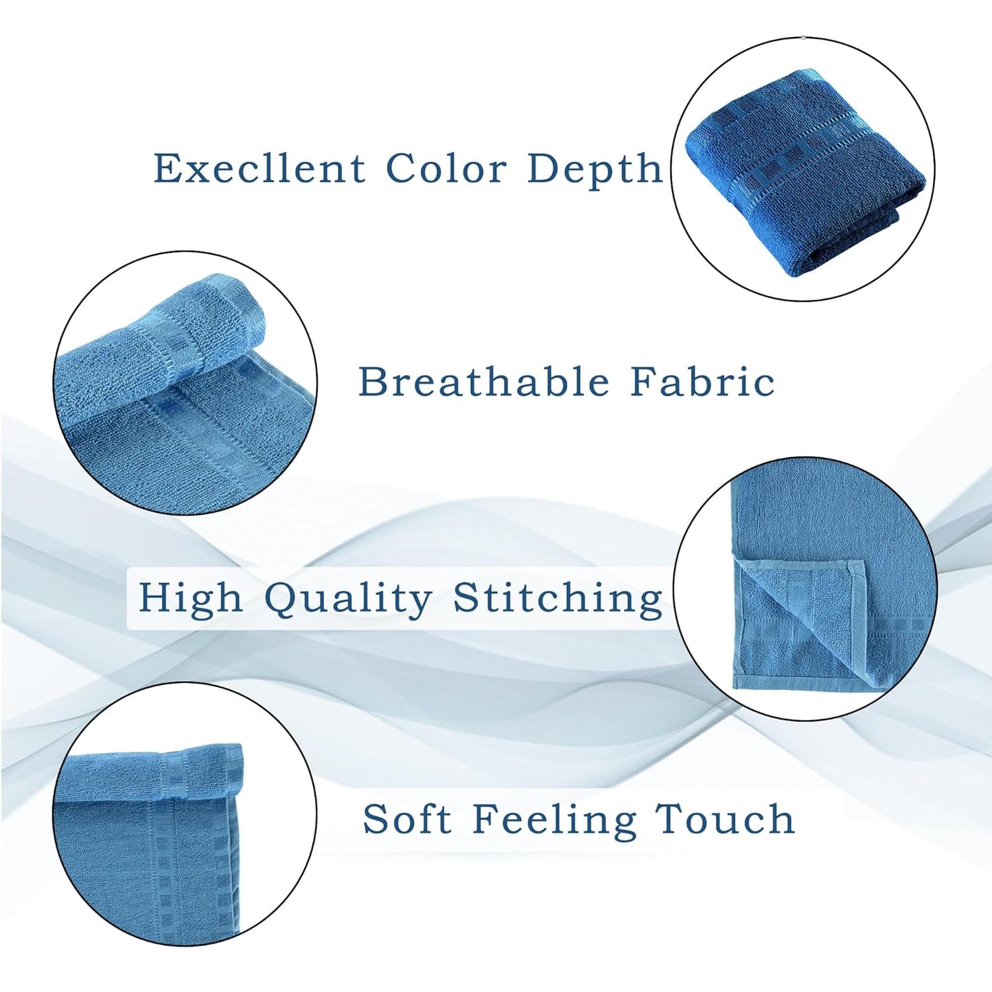 Kuber Industries Pack of 2 Cotton Hand/Face Towels