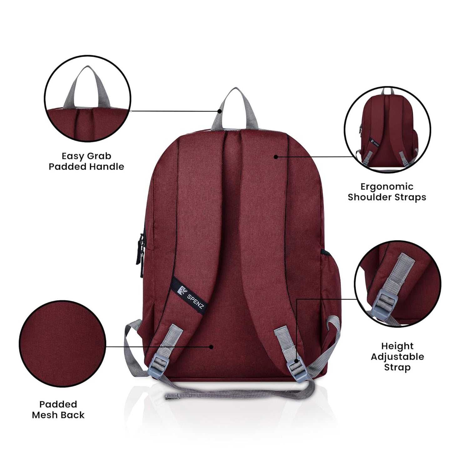 SPENZ BAGS Saffron Mini Laptop Bag School - alphahostel.in
