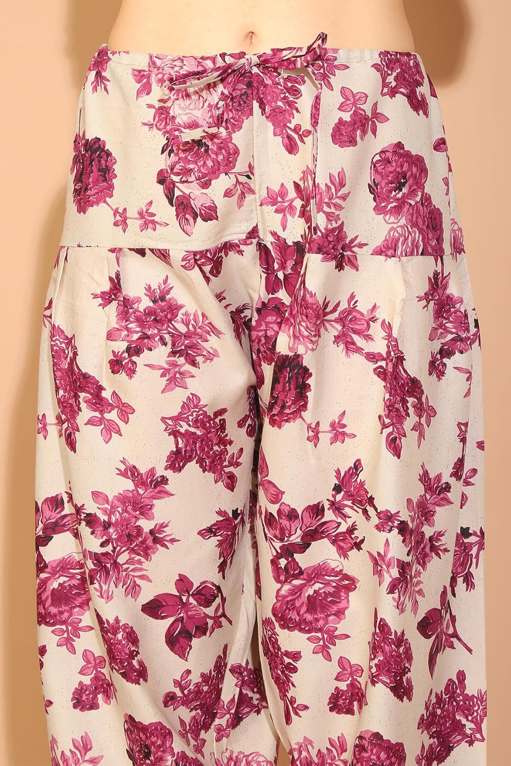 Merira Wine Cotton Blend Printed Ready to Wear