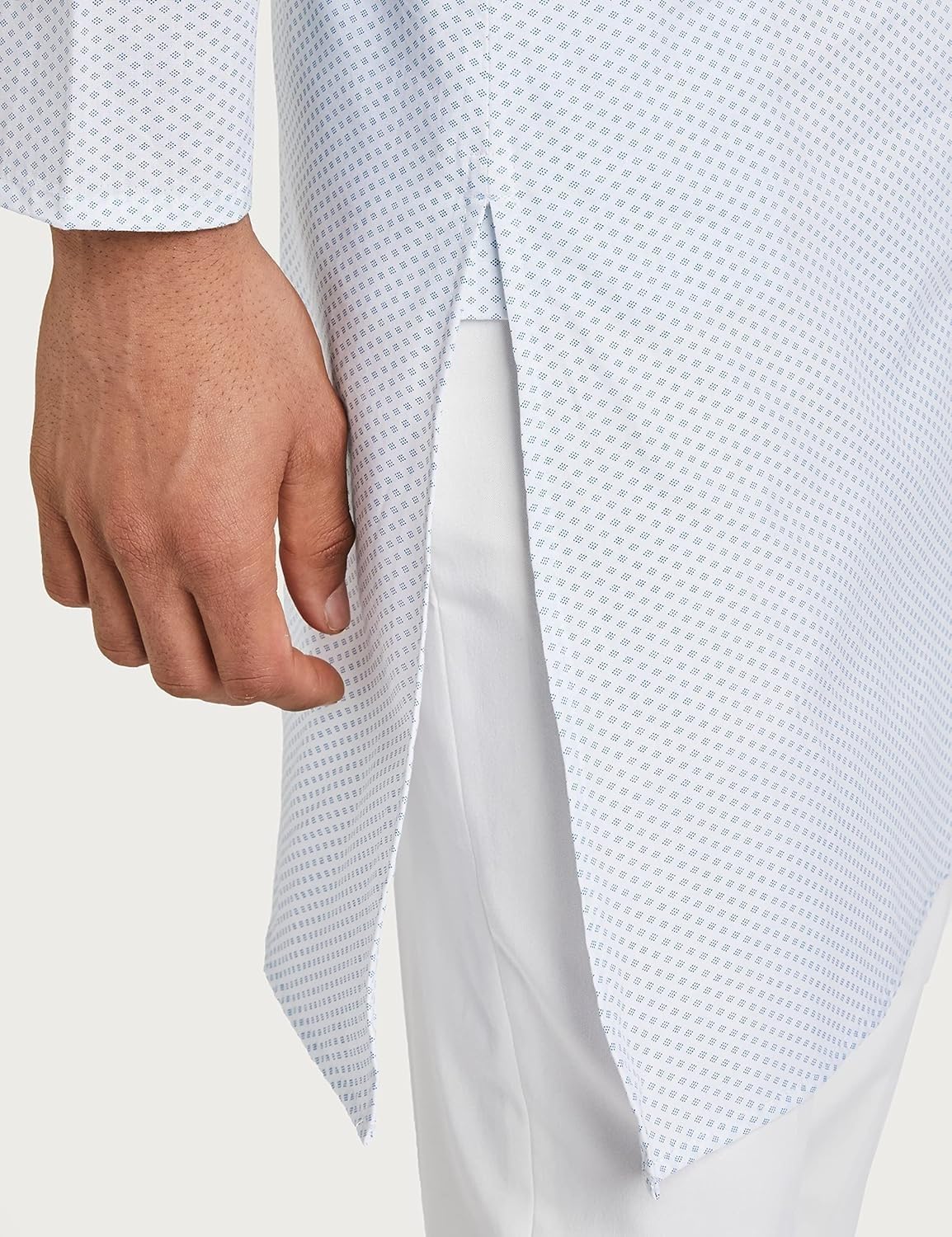 Symbol Men's Cotton Printed Long Kurta