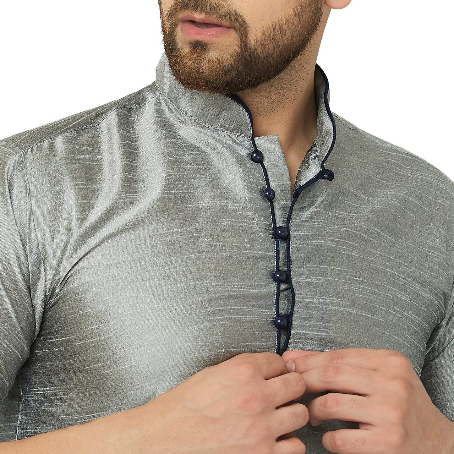 ABH LIFESTYLE Men's Silk Long Kurta only.