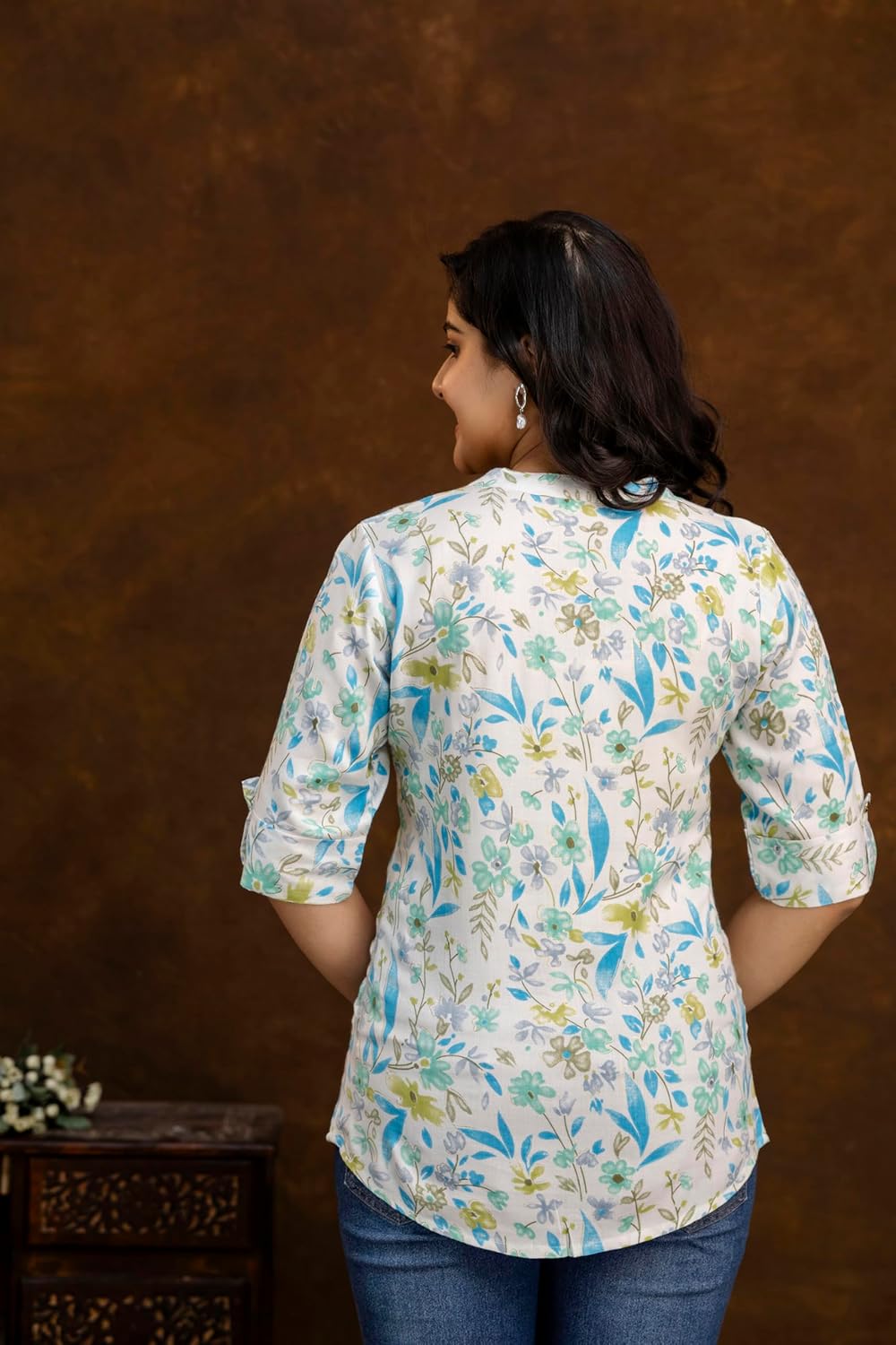 Women's Rayon Indian Culture Tunics Tops