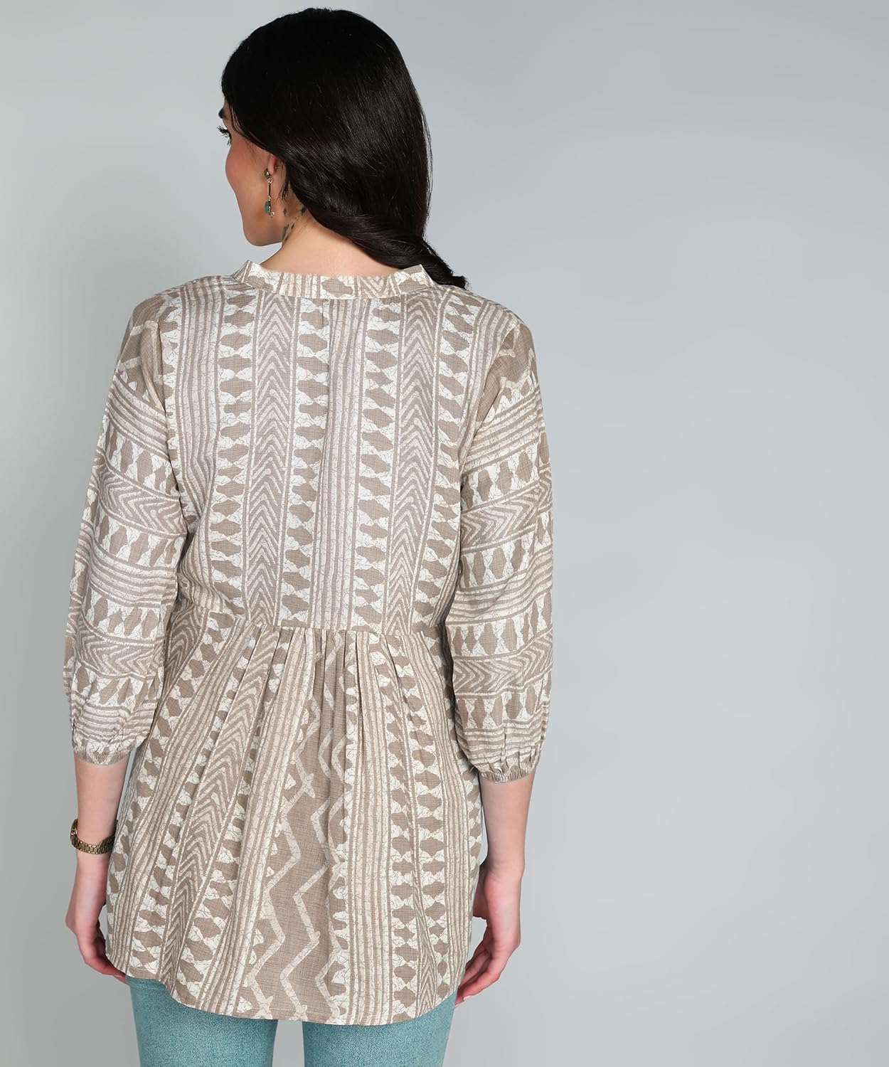 itshe Summer wear Print Cotton Short Kurti for Women