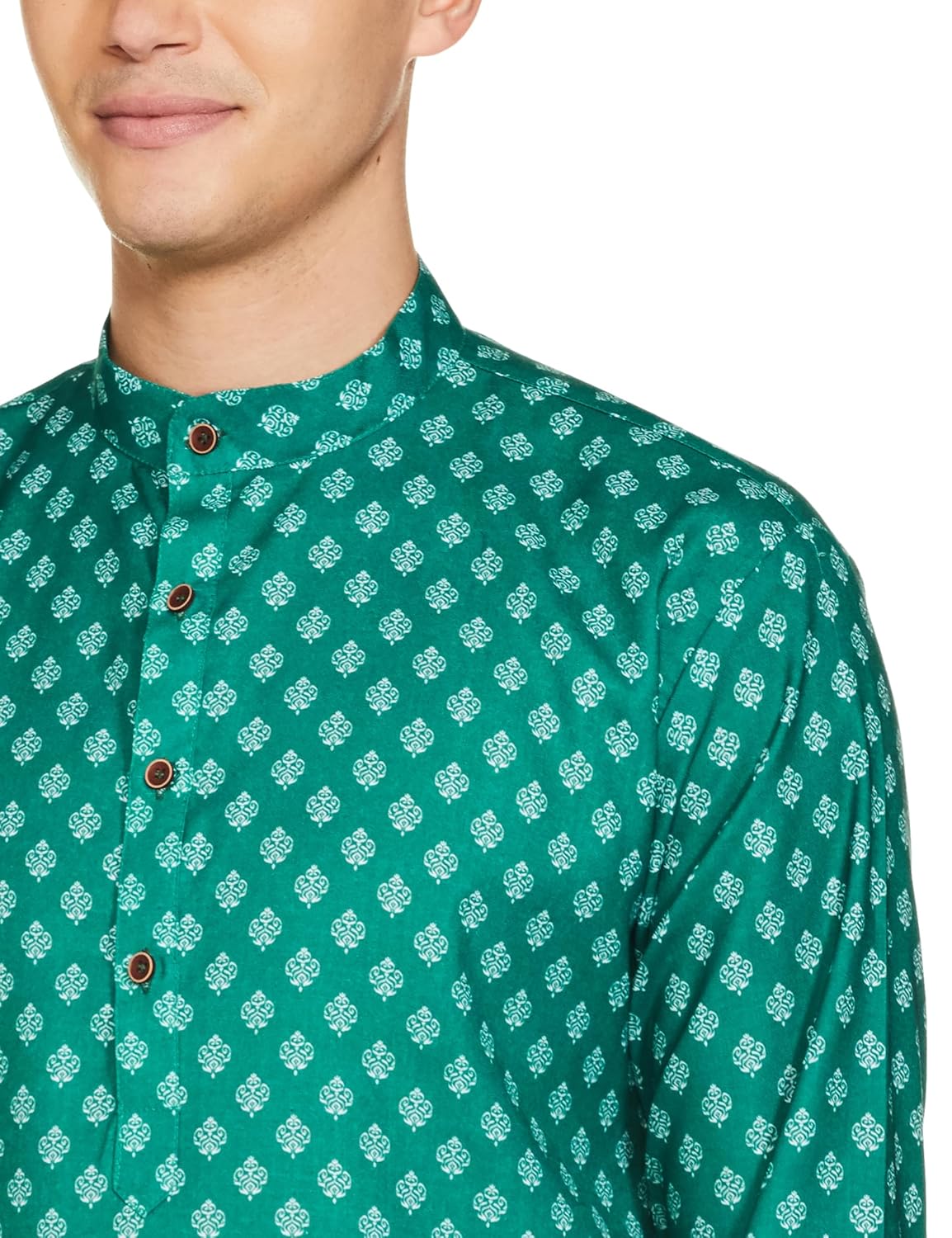 Luxrio Kurta for Men Cotton Blend Printed Regular Fit