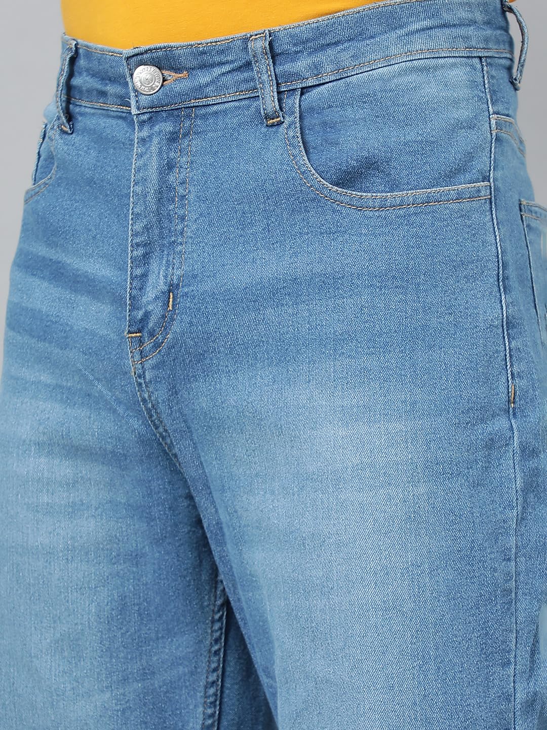 KOTTY Men’s Relaxed Fit Straight-Leg Jeans