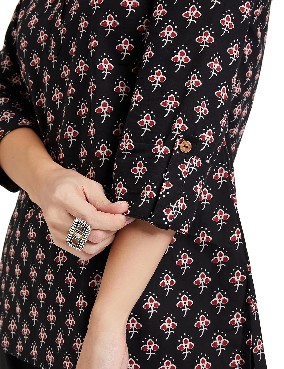 Myx Women's Cotton Regular Fit Casual Kurti
