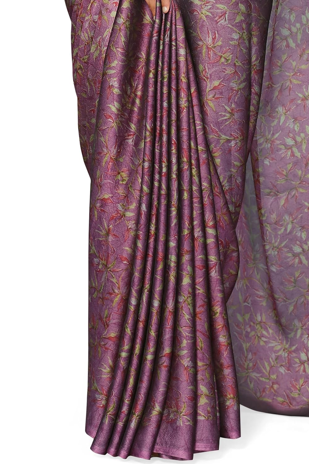Women's Chiffon Floral Printed Saree with Blouse Piece