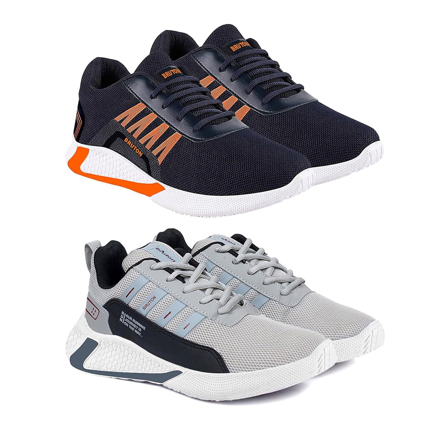 Casual Shoes for Men - Combo Pack of 2 (Blue, Grey) - alphahostel.in