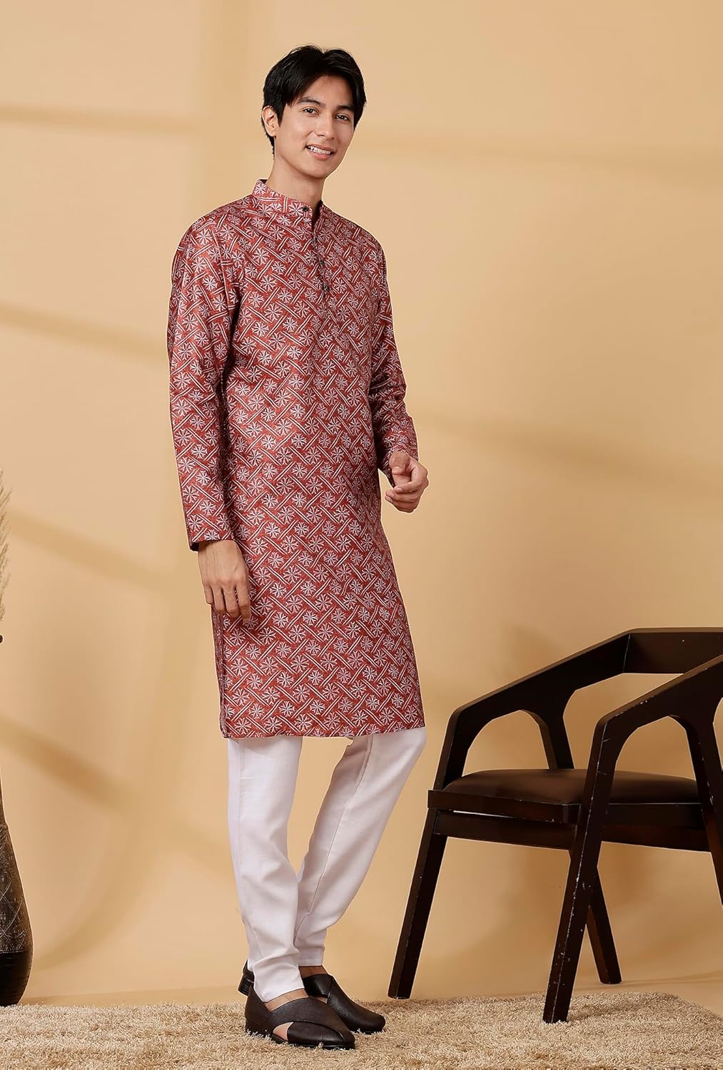 Majestic Man Men's Cotton Blend Regular Fit Casual