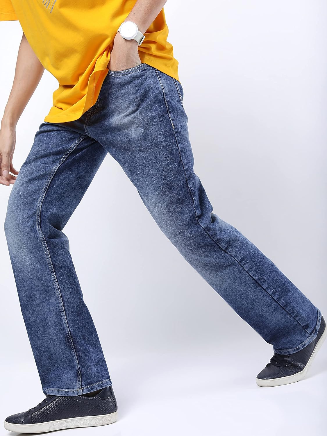 KETCH Men's Stretch Fit Mid Rise Bootcut Mid-Rise