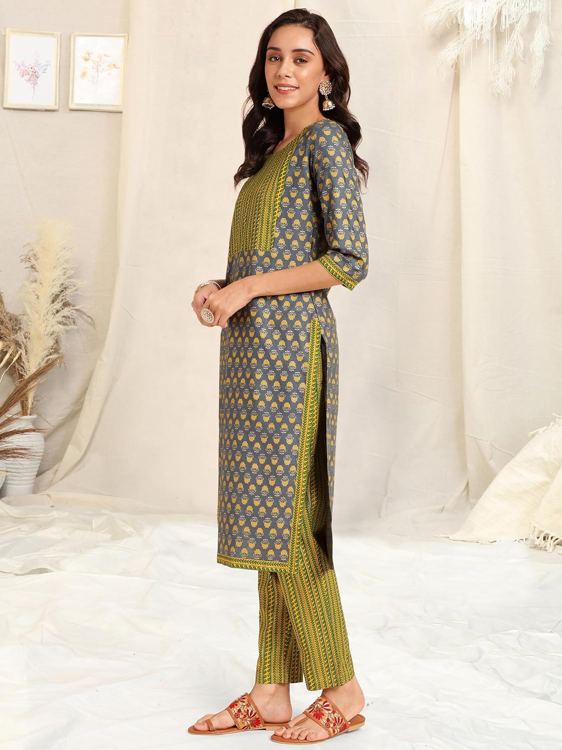 MIRCHI FASHION Women's Cotton Straight Fit Printed